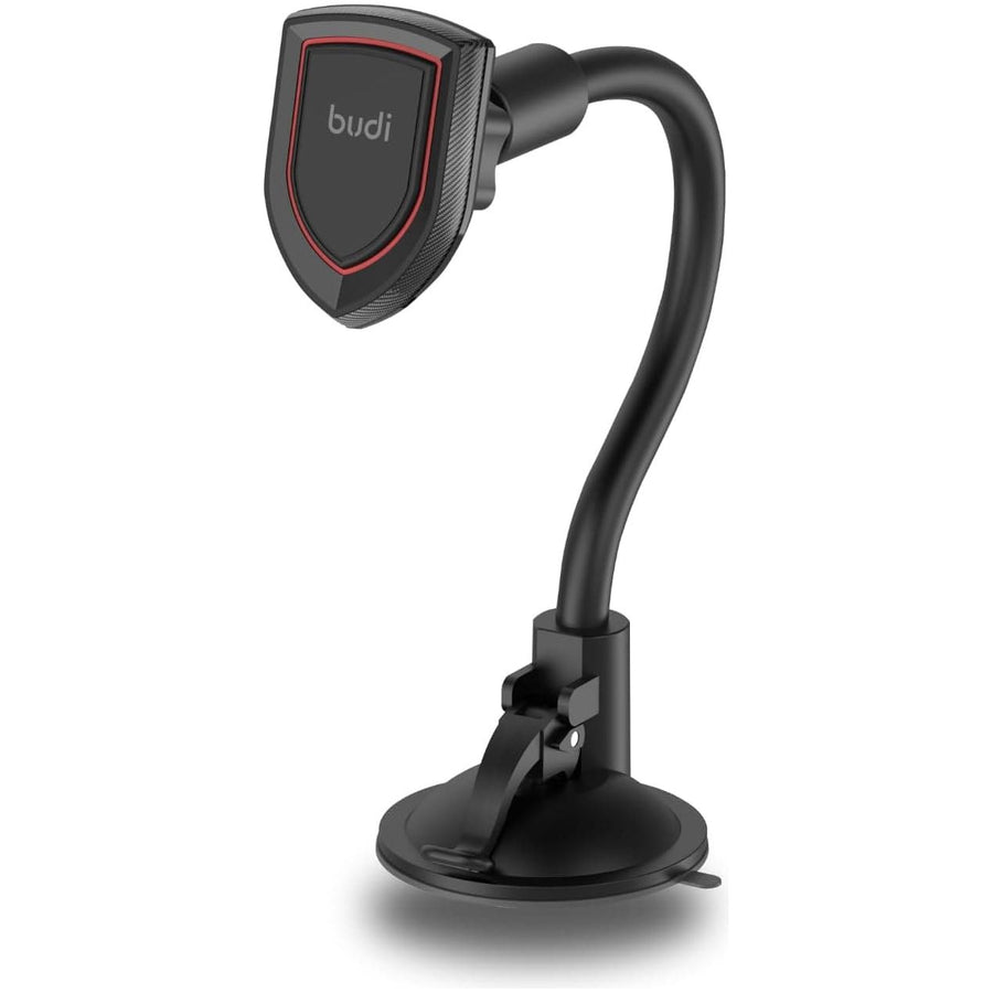 Support de téléphone Budi pour voiture, support de téléphone de voiture à forte aspiration pour tableau de bord / pare-brise / support universel de téléphone portable pour voiture, rotation à 360 degrés