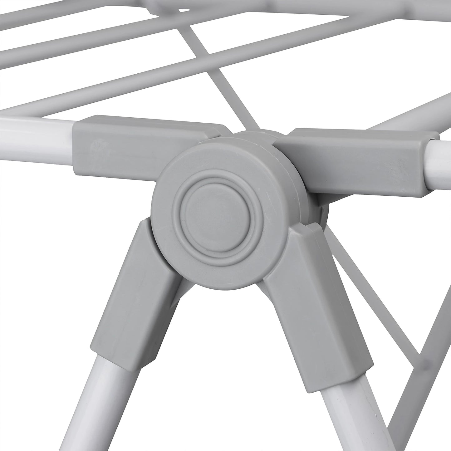 JVL Strong Winged Clothes Drying Airer - 12M, White