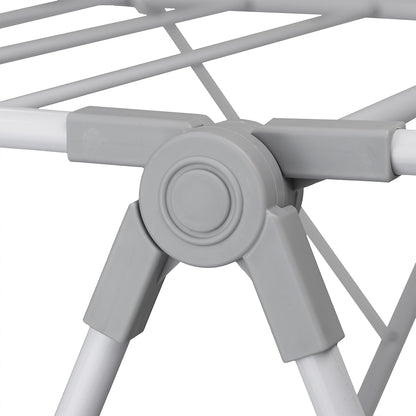 JVL Strong Winged Clothes Drying Airer - 12M, White