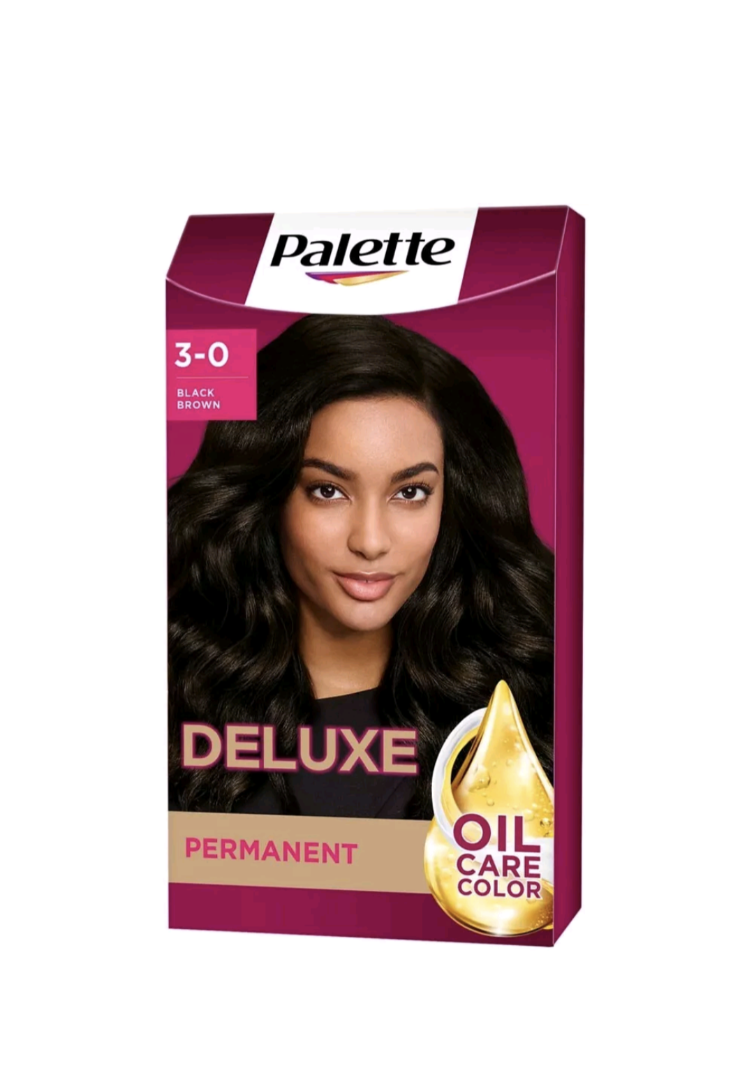 Palette Deluxe Permanent Hair Dye Black Brown 3-0