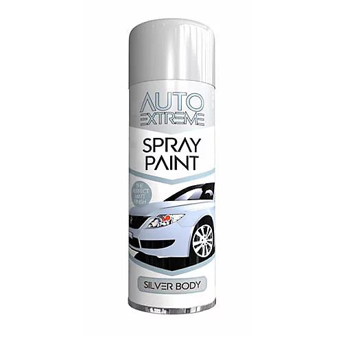 Auto Extreme Silver Body Gloss Car Paint 250ml (Spray)