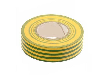 Ruban isolant Ultra Tape 19 mm x 20 mètres PVC vert/jaune