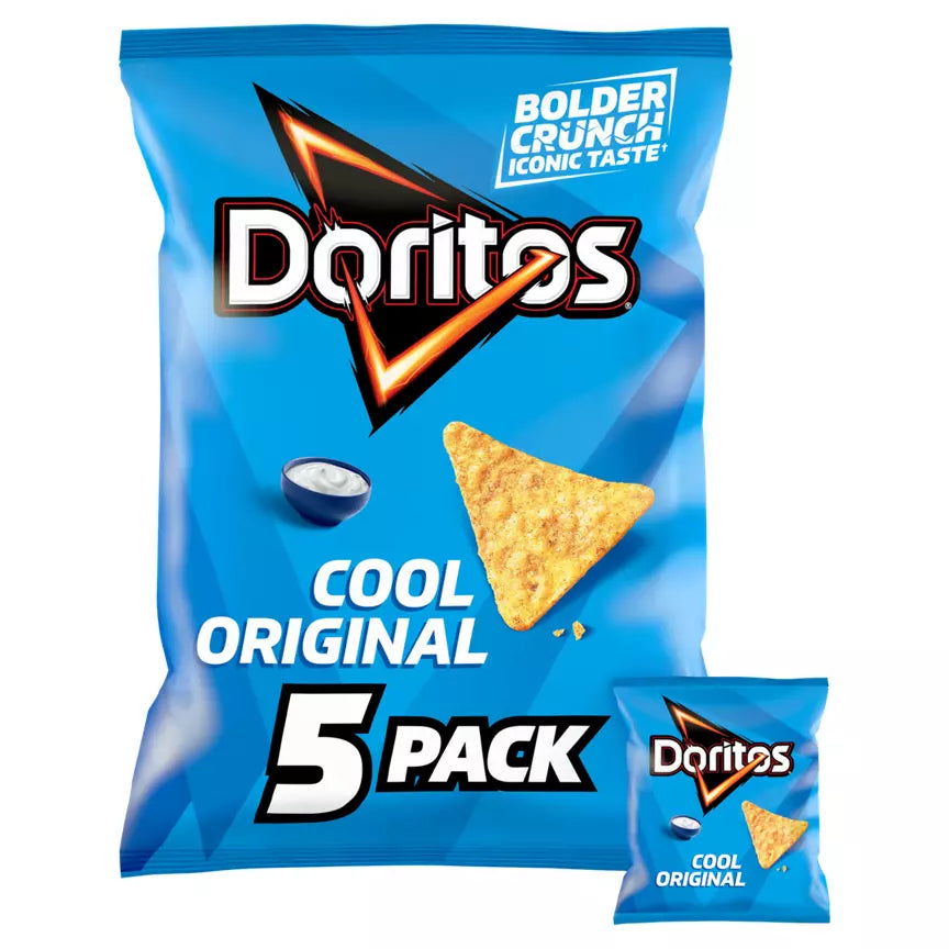 Doritos Cool Original Tortilla Chips Multipack Crisps 5x30g