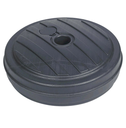 Parasol Base - Plastic - For Standard Parasol - Fillable with Water or Sand - Ø 45 cm - Round