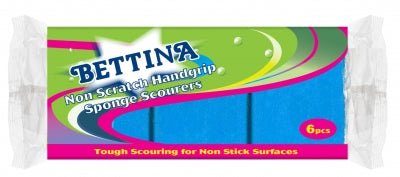 Bettina 6Pc Shaped Sponge Scourer