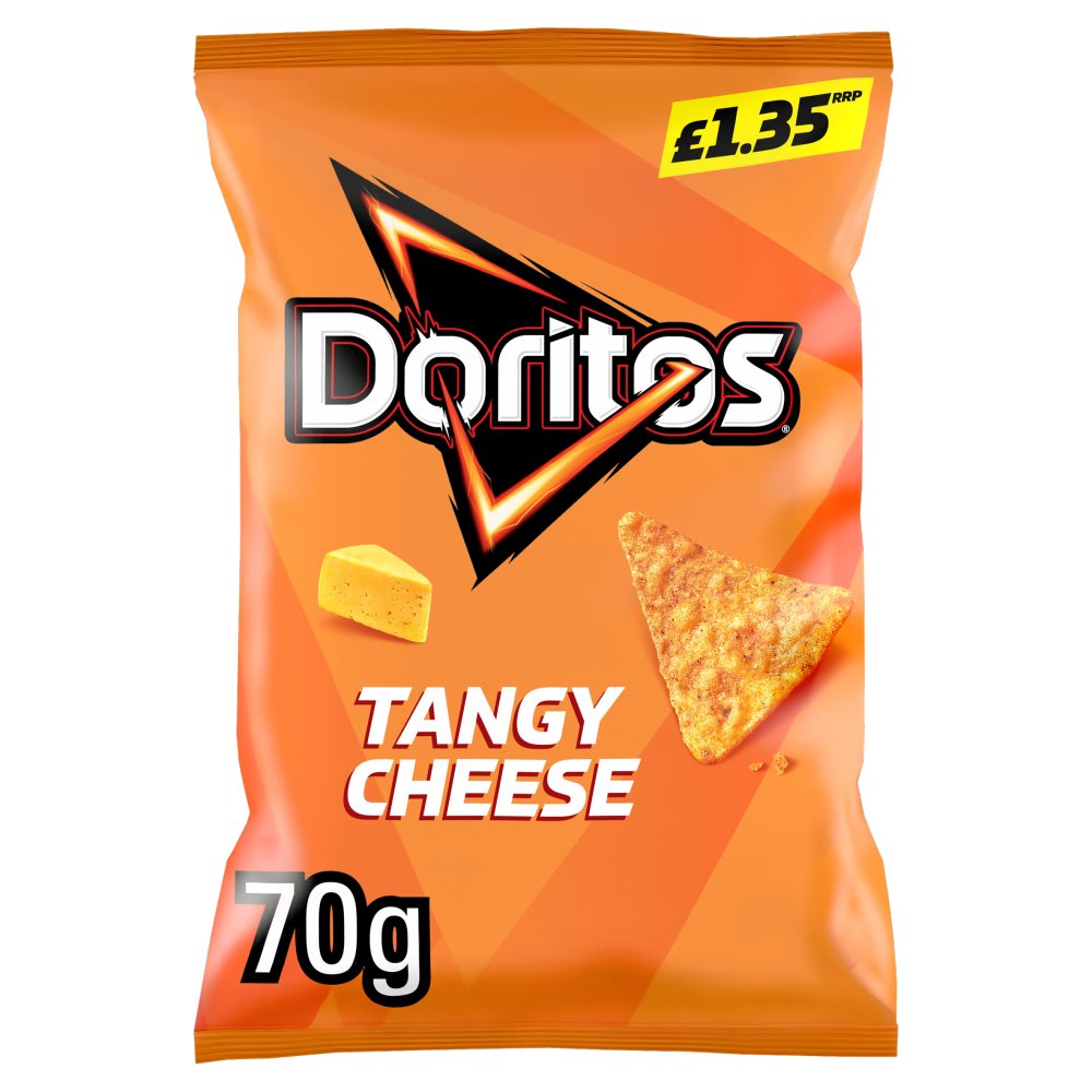 Doritos Saveur Fromage Tangy Chips de Tortilla 70g PMP 1,35 £