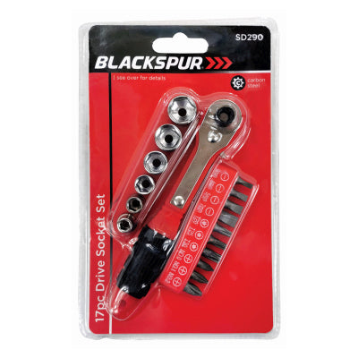 Blackspur 17PC DRIVE SOCKET SET