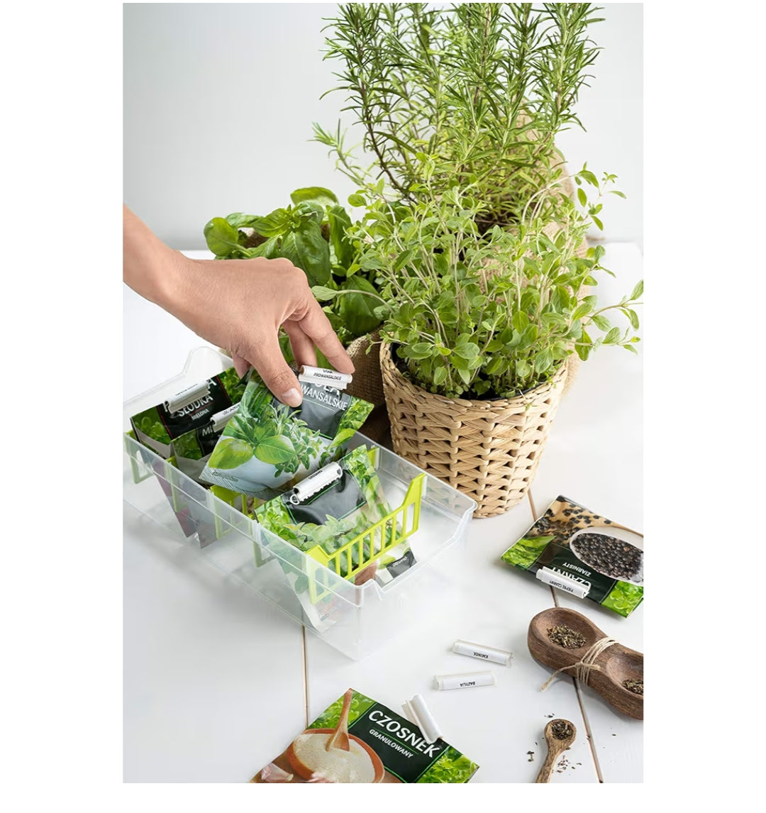 BranQ kitchen organiser, plastic, green, 30.3 x 12.8 x 8 cm