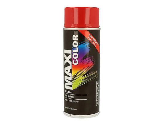 MAXICOLOR  MaxiColor Spray Gloss Flame Red RAL3000 400ml