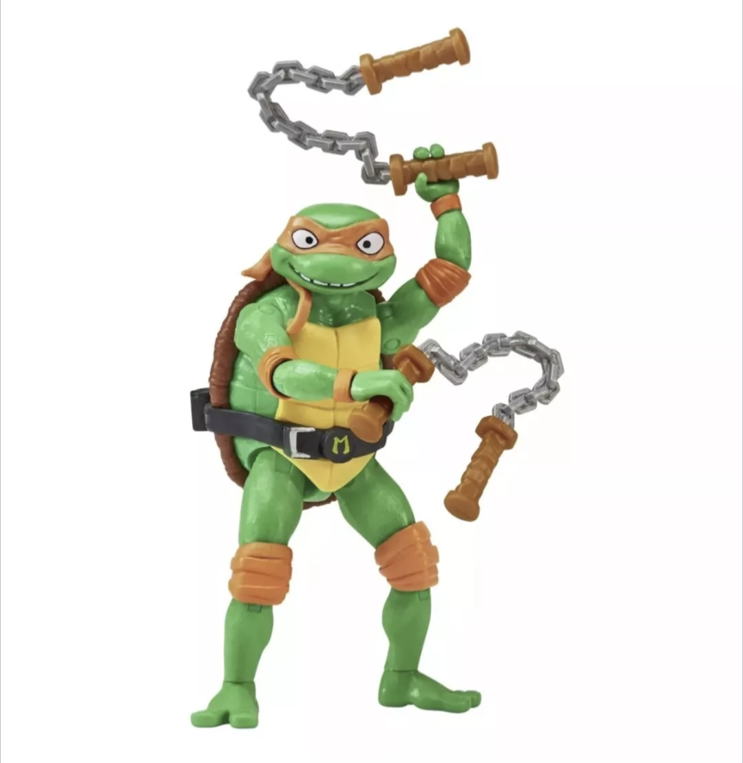 TEENAGE MUNTANT NINJA TURTLES MOVIE BASIC FIGURE MICHELANGELO TMNT COLLECTABLES