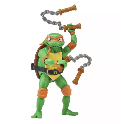 TEENAGE MUNTANT NINJA TURTLES MOVIE BASIC FIGURE MICHELANGELO TMNT COLLECTABLES