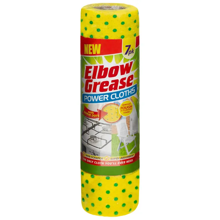 Chiffons de Nettoyage Puissants Elbow Grease x7