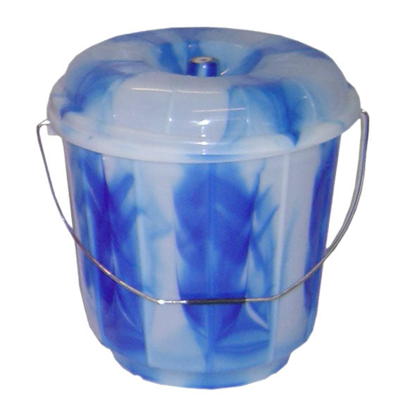 Seaux de 13 litres bicolores Couleurs assorties