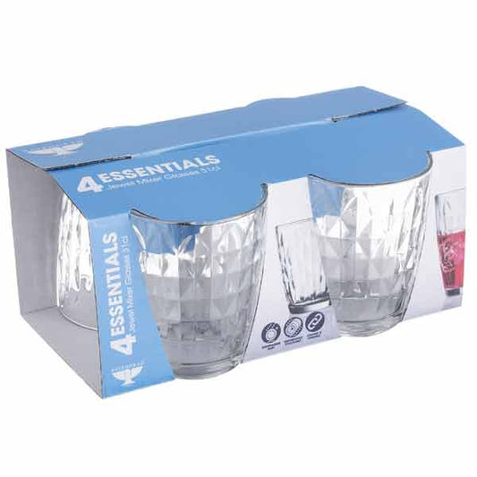 Ravenhead Essentials Jewel – Lot de 4 verres Highball 380 ml