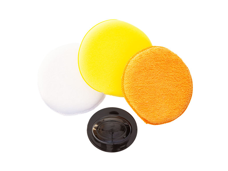 Kent Q9255 Soin Voiture 3 Tampons Applicateurs de Polissage Avec Poignée