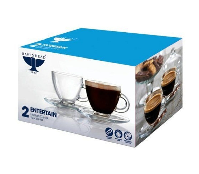 RAYWARE ENTERTAIN SET  ESPRESSO CUP & SAUCER