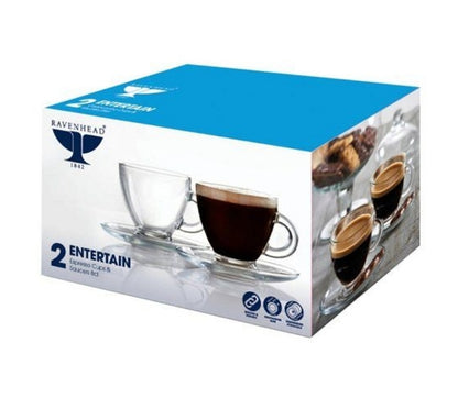 RAYWARE ENTERTAIN SET  ESPRESSO CUP & SAUCER