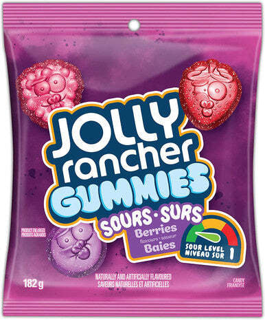 Jolly Rancher Bonbons Gélifiés Baies Acidulées 182g