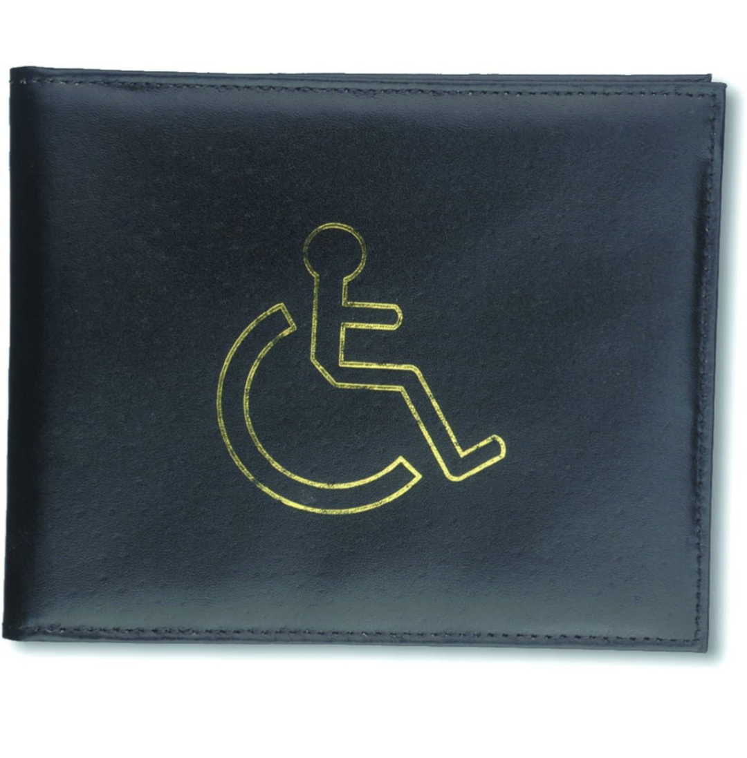 Étui pour carte de stationnement pour personnes handicapées Lorenz, noir