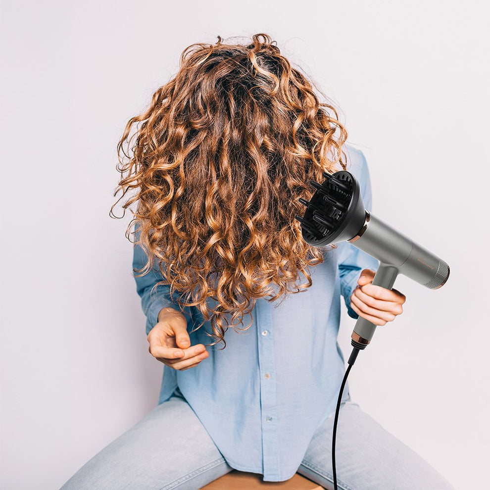 Paul Anthony ''Salon Pro'' 1400W Ionic Hairdryer with Diffuser - Grey
