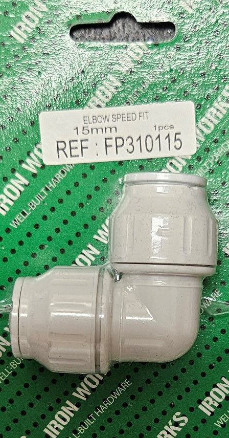 5358 - FP310115 - 15mm ELBOW SPEED FIT