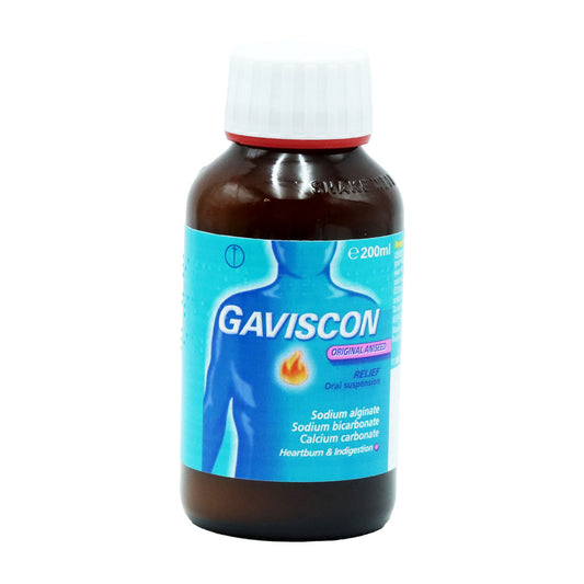 Gaviscon Suspension Buvable Soulagement Brûlures d'Estomac et Indigestion, Arôme Anis 200ml