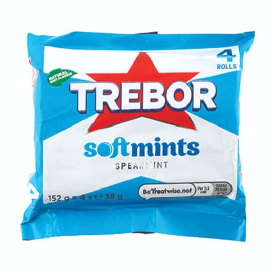 Trebor Softmints - Menthe Verte (Lot de 4)