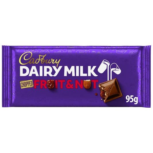 Cadbury Dairy Milk Fruit & Nut Chopped 95G