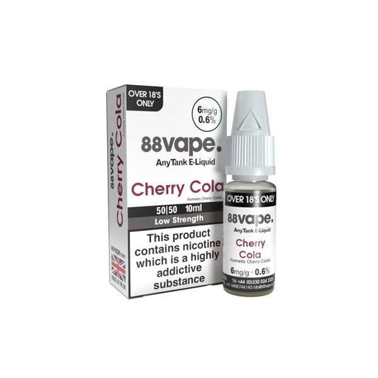88vape Anytank 6mg Cerise Cola 6mg E-Liquide
