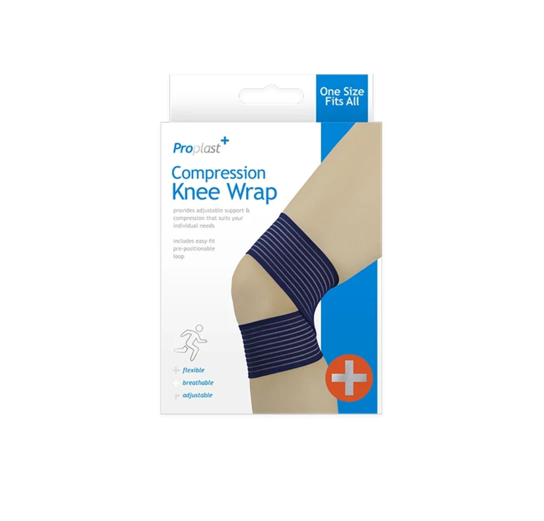 Proplast Knee Compression Wrap Reusable Sport Pain Support Bandage