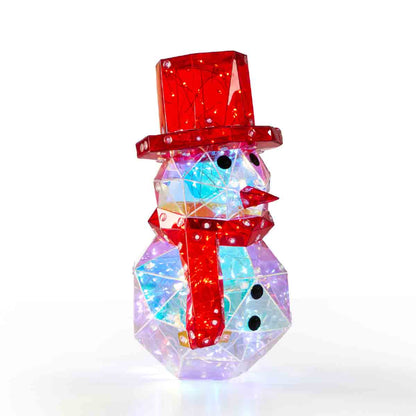The Christmas Workshop Snowman Iridescent Light