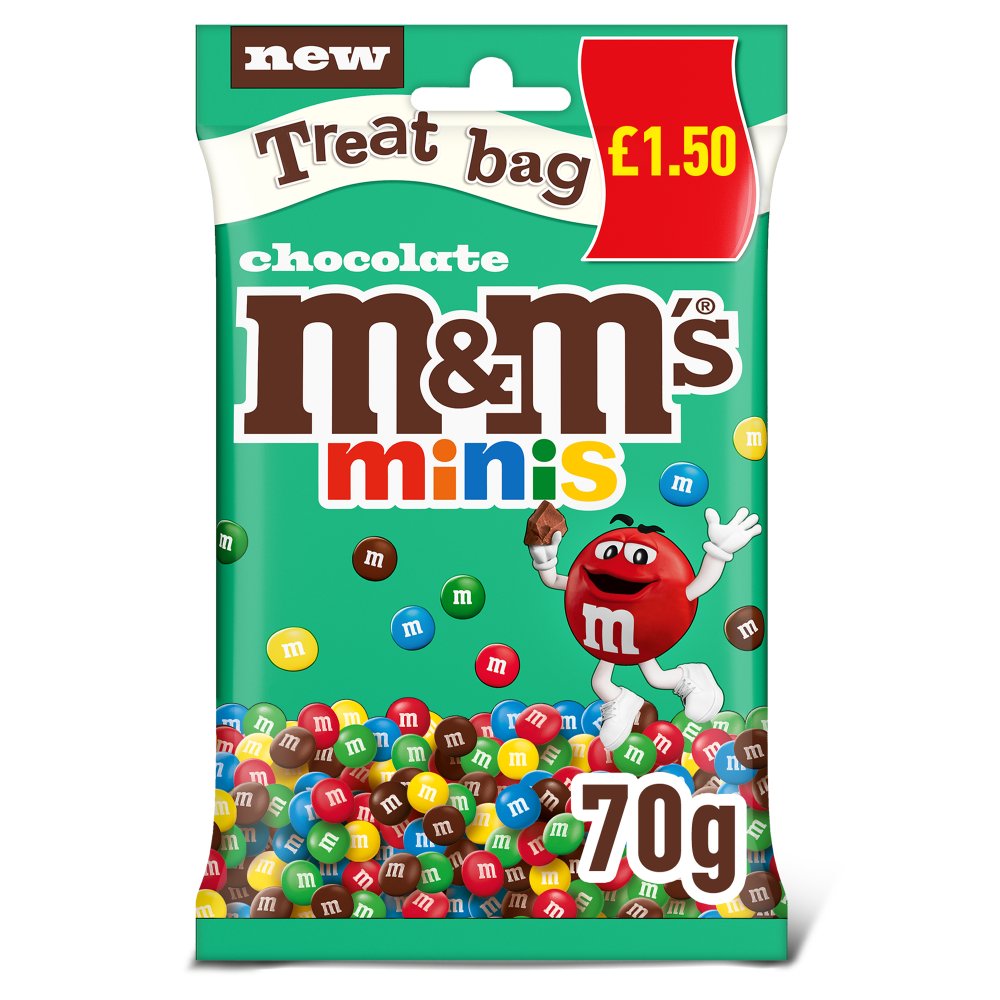 M&M's Minis Billes Chocolat au Lait Sachet Gourmand £1.50 PMP 70g