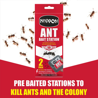 Nippon Ant Killer Bait Station - Twin Pack
