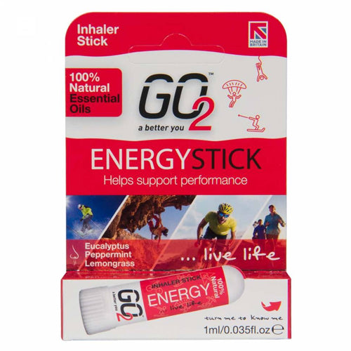 GO2 Inhalateur en bâtonnet aux huiles essentielles 100 % pures – Stick ÉNERGIE 1 ml