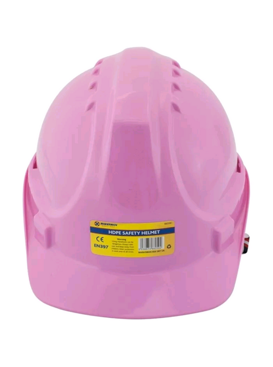 MARKSMAN HDPE SAFETY HELMET PINK