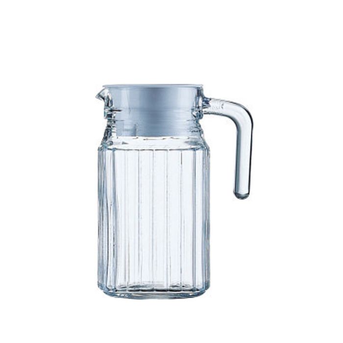 Pichet Quadro avec couvercle blanc, 0,5 L