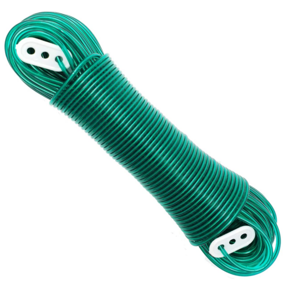 Holmes PVC Coated Steel Core Clothes Line 25m Assorted Colours