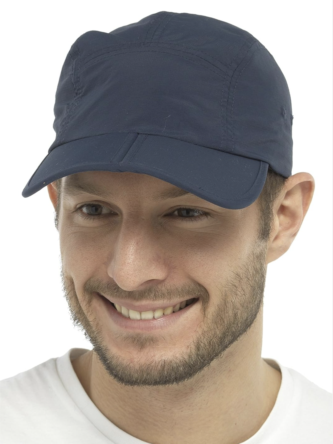 Cap with Folding Peak Blue Tom Franks Lightweight