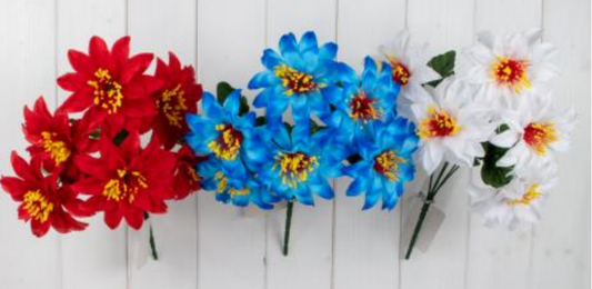 ZINNIA BUSH 3 COLS ASST