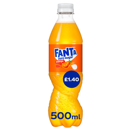 Fanta Orange Zero  500ml PM £1.40