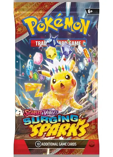JCC Pokémon : Étincelles rugissantes - Paquet de six cartes