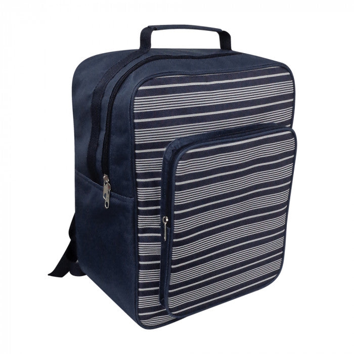 17L Rucksack Cooler Bag - Nautical Stripe