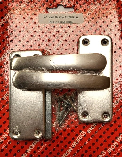 IDHA100A - Poignées de porte aluminium 100mm Poignée à loquet