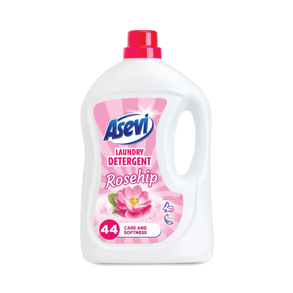 Asevi Laundry Detergent Rosehip Liquid 44 Washes 2.376ltr