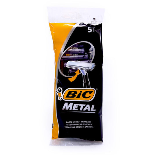 Rasoir jetable BiC Metal, paquet de 5