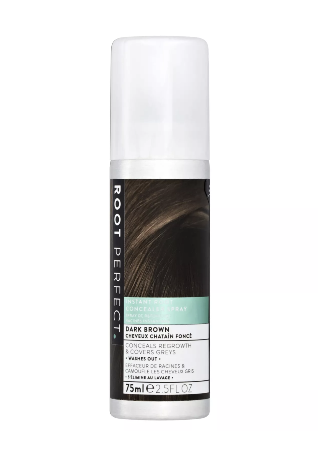 ROOT PERFECT Hair Concealer Spray, Dark Brown, 75ml
