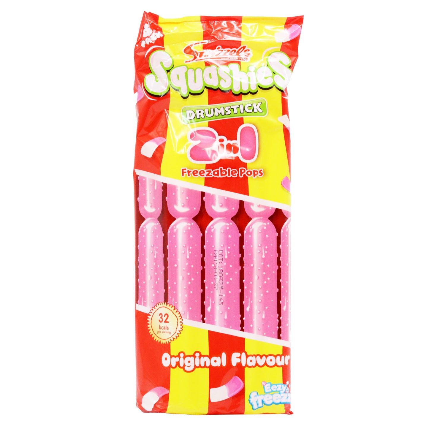 SWIZZELS SQUASHIES 2IN1 ICE POPS 8PK