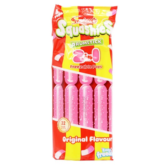 SWIZZELS SQUASHIES BIFACE 2 EN 1 BÂTONNETS GLACÉS 8 U