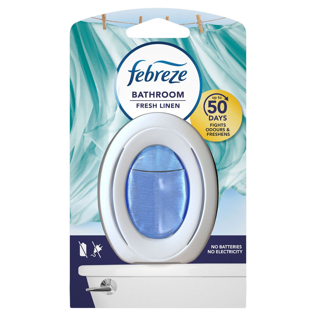 Febreze Salle de Bain, Désodorisant Continu Fraîcheur Linge 7.5ml