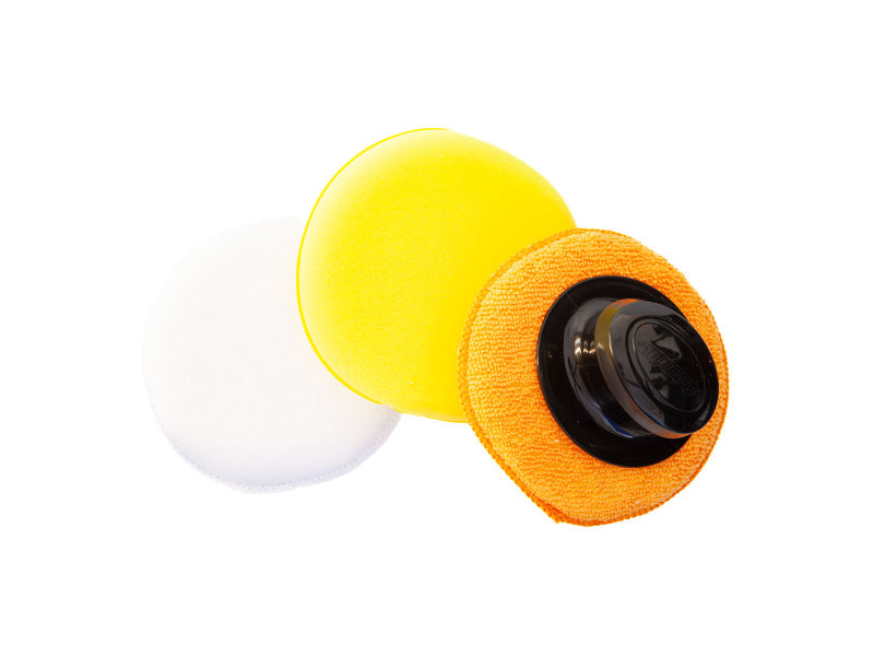 Kent Q9255 Soin Voiture 3 Tampons Applicateurs de Polissage Avec Poignée
